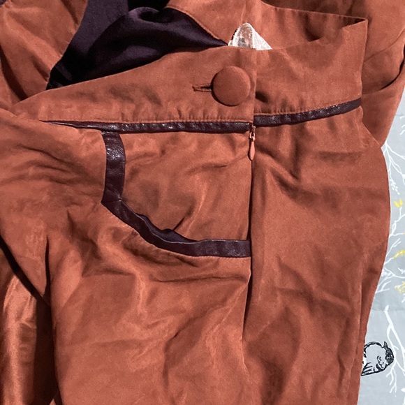 Orange mod skirt - Picture 5 of 6